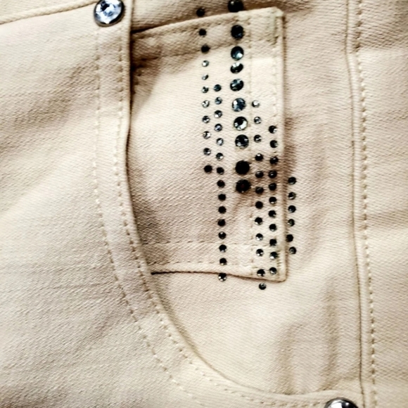 Chico's Rhinestone Jeans - Picture 4 of 7